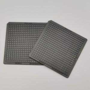 Wholesale ROHS Black Stable Flatness PC 2 inch 4'' Waffle Pack Chip Trays For Electronic Die from china suppliers