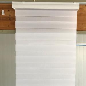 Wholesale Double Window Cordless Curtain Blinds Zebra Roller Shades Two Layers Anti UV from china suppliers