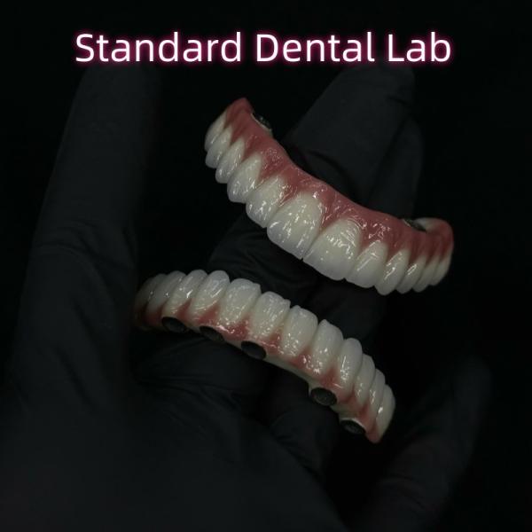 Zirconia Titanium Dental Implants All On 4 Full Arch Teeth Replacement 3-6