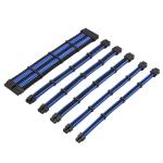 Sleeved Extension Power Supply Cable ATX Sleeved Cable Extension black blue