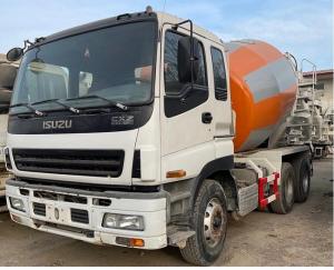 Wholesale 287KW 6M3 Used Concrete Mixer Truck Refurished 6*4 ISUZU CXZ51K 3 Axes from china suppliers