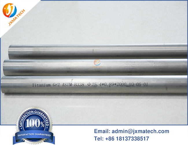 ASTM B338 High Purity Grade 2 Titanium Tubes