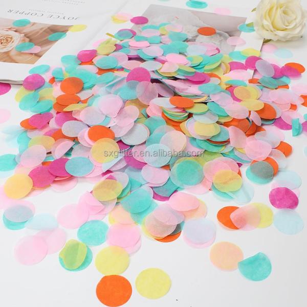 Valentine's Day Party Confetti 100% Natural Heart Tissue Paper Confetti Eco-Friendly and Biodegradable