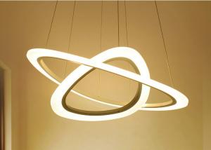 China 2 Rings Modern Decorative 26W 43x25cm Ring Pendant Light Fixture on sale