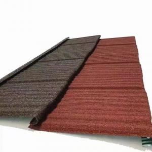 China Lightweight  Stone Coated  Galv Roofing Sheets , Galvanised Metal Roofing Sheets on sale