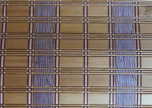 Wholesale Roman Style Natural Bamboo Blinds , Bamboo Roll Up Window Blind Custom Color from china suppliers