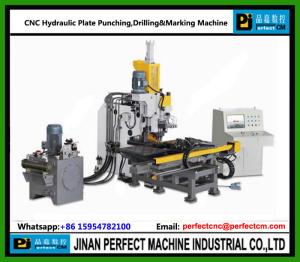 Wholesale China CNC Hydraulic Plate Punching, Drilling &amp; Marking Machine factory Tower Manufacturing Machine (PPD103) from china suppliers