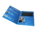 Four color printed Video In Print Brochure with TFT screen / USB port , video