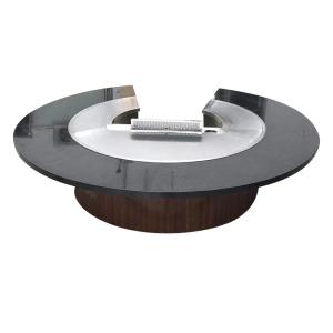 Wholesale Indoor Smokeless Circle Teppanyaki Grill Table Electromagnetic Heating 10 Seats from china suppliers