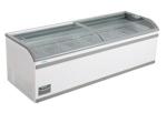 Danfoss Compressor Supermarket Island Freezer For Meat , Bread 50Hz