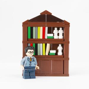 Wholesale City accessories home room scene study furniture magic books bookshelf Building Blocks from china suppliers