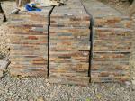 2-2.5cm Thickness Rust 150x600mm Interior Stacked Stone