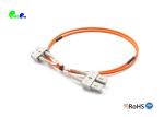 1M Orange Multimode SC - SC Fiber Optic Patch Cord OM1 50/125 Duplex 2.0mm LSZH