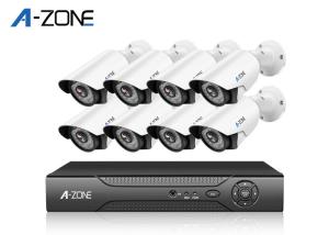 Wholesale 1080P AHD CCTV Kit Night Vision , 8 Channel Cctv Kit For Home Metal Bullet from china suppliers