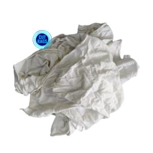 Wholesale White Cotton Wiping Rags Cotton Hosiery Rags Clips 100% Cotton White Color Industrial Cleaning T-Shirt Rags from china suppliers