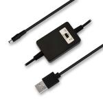 2A Output Current 1.5m USB A Male to DC5521 Converter 12V DC to 5V/9V/12V Step