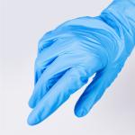 Medical Grade Disposable Protective Gloves / Nitrile Disposable Glove Customized