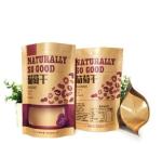 reusable stand up zipper Brown toast kraft bread packing paper bags