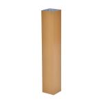 Decoration Aluminum Square Tube Section Customized Color For Showroom