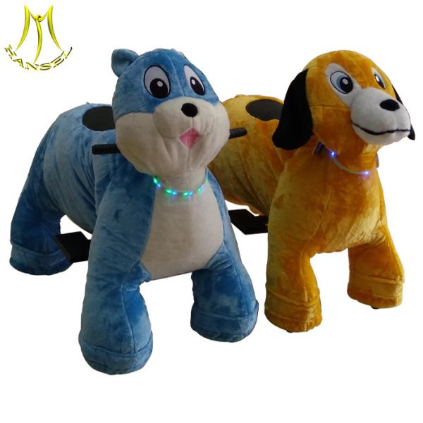 Hansel plush electric stuffed animals adults can ride on animals in shopping