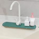 Custom Size Silicone Countertop Drain Pad for Kitchen Bathroom Faucet Splash