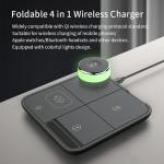 4 In 1 Wireless Charger Fast Wireless Charger Stand for phone