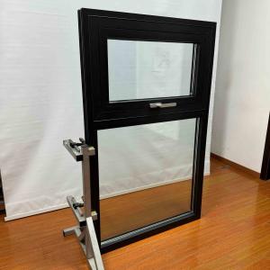 Wholesale Customizable Size White Aluminium Awning Windows Black Aluminium Sliding Windows from china suppliers