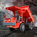 Wheeled Underground Dump Truck 3 Ton 63HP 4x4 Dumper Truck For Tight Spaces