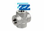 Threaded Cross Duplex Steel Pipe Fittings 3 / 8 " 3000LB Pressure A182 F52