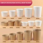 8oz 12oz 16oz 20oz 24oz 26oz 32ozEco Friendly Biodegradable Paper Bowls For Take
