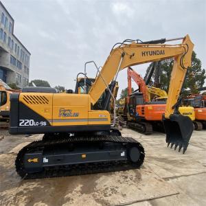 Wholesale 2023 22 Tons Used Hyundai 220lc-9s Excavator With Cummins Engine B5.9-C from china suppliers