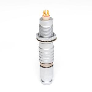 Wholesale Electric quick medical metal male female 1B series push pull connector free socket connector from china suppliers