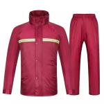 Athletic Reflective Rain Jacket Cycling Men'S Rain Suit Windproof Class 3 Rain