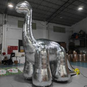 China Custom Zoo Event Inflatable Dinosaur Model Giant Long Necked Dinosaur For Decoration on sale