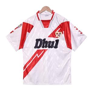 Wholesale Replica Of Rayo Vallecano 1994-1995 Season Home Jersey Customized By Support Groups from china suppliers