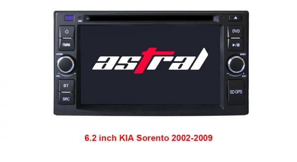 Quality Android 6.2 Inch KIA DVD Player , Stereo Radio Multimedia Navigation System for sale