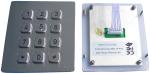 12 keys dot matrix Dynamic IP67 waterproof outdoor metal keypad for industrial