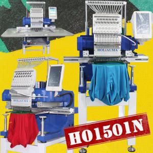 Wholesale HOLiAUMA 15 needles 450*650mm single head cap/t-shirt/flat embroidery machine cheaper than second head small embroidery from china suppliers
