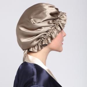 Wholesale 19mm Double Sided Reversible Silk Bonnet , Adults Silk Head Wrap Sleep from china suppliers
