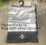 PVC/EVA Plastic Cloth Underwear Hanger Packaging Bag With Snap Button,Eco