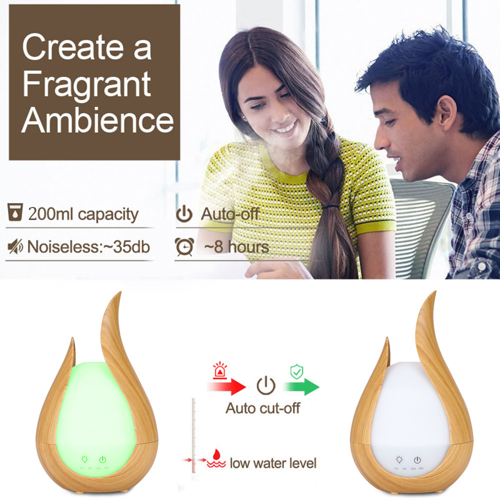 Portable 5W 20㎡ 200ml Ultrasonic Aromatherapy Diffuser