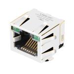 LPJES101AWNL Tab Up Green/Green LED 1X1 Port SMT RJ45 Jack Without Integrated