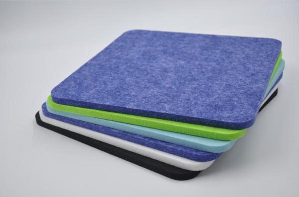 PET Board Polyester Acoustic Square Sound Panels Office Sound Proofing Boards