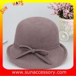 T2991236 Sun Accessory customized winner fashion 100% wool felt cloche hats,
