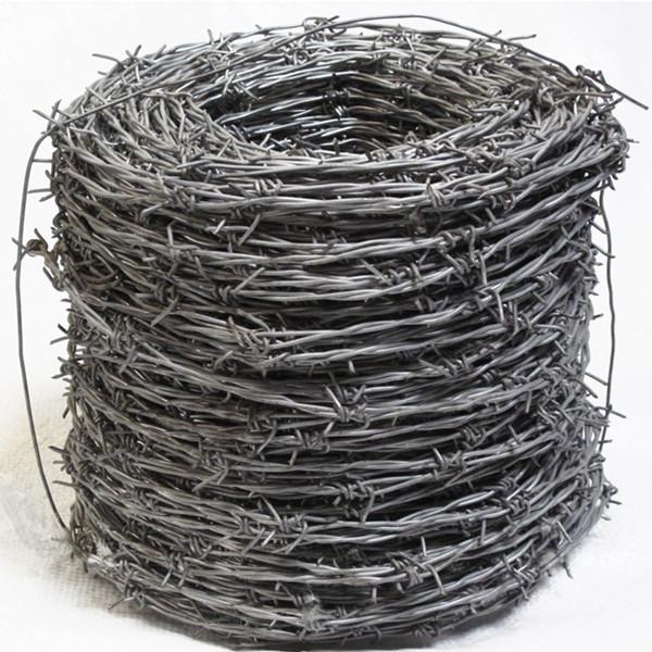 18 Gauge 4 Point 2 Strand Galvanized Barbed Wire Coils 20kg Coil