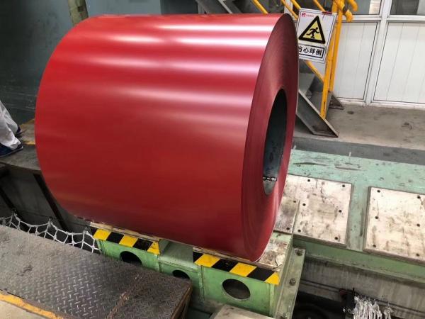 Wall Cladding PPGI RMP Z120 RAL3005 Wine Red Metal Tile Pre-Painted Galvanized