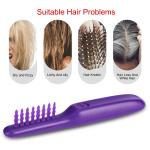 Hassle Free Hair Care Brush With Electric Detangling Brush And Horn Handle
