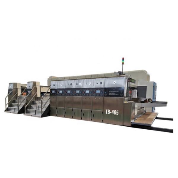 High Definition Flexo Printer Slotter Rotary Die Cutter With Stacker 220V/380V