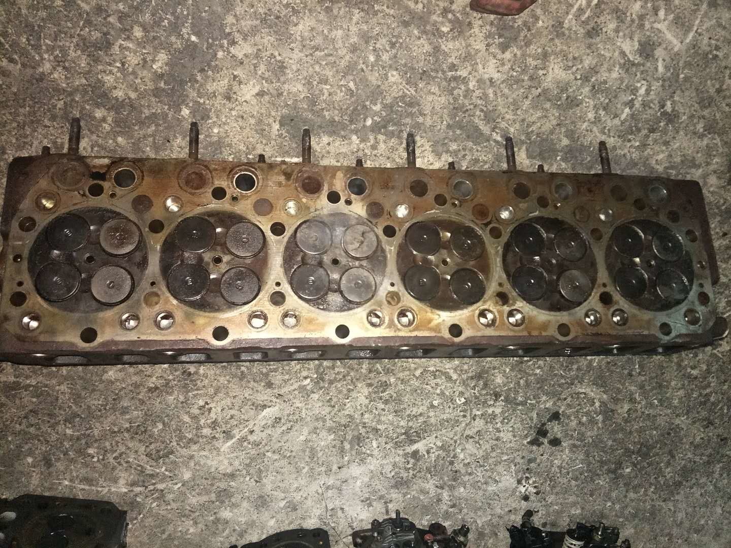 Nissan UD FE6 24V Diesel Engine Parts Fe6 24 Valve Cylinder Head Used Condition