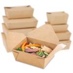 Customized Eco- friendly and recyclable takeaway food box disposable fast food